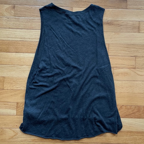 Hollister California Black Floral Muscle Tank - Picture 4 of 5